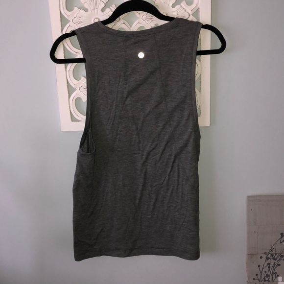 Lululemon Box it Out Gray Tank Top - Picture 2 of 4